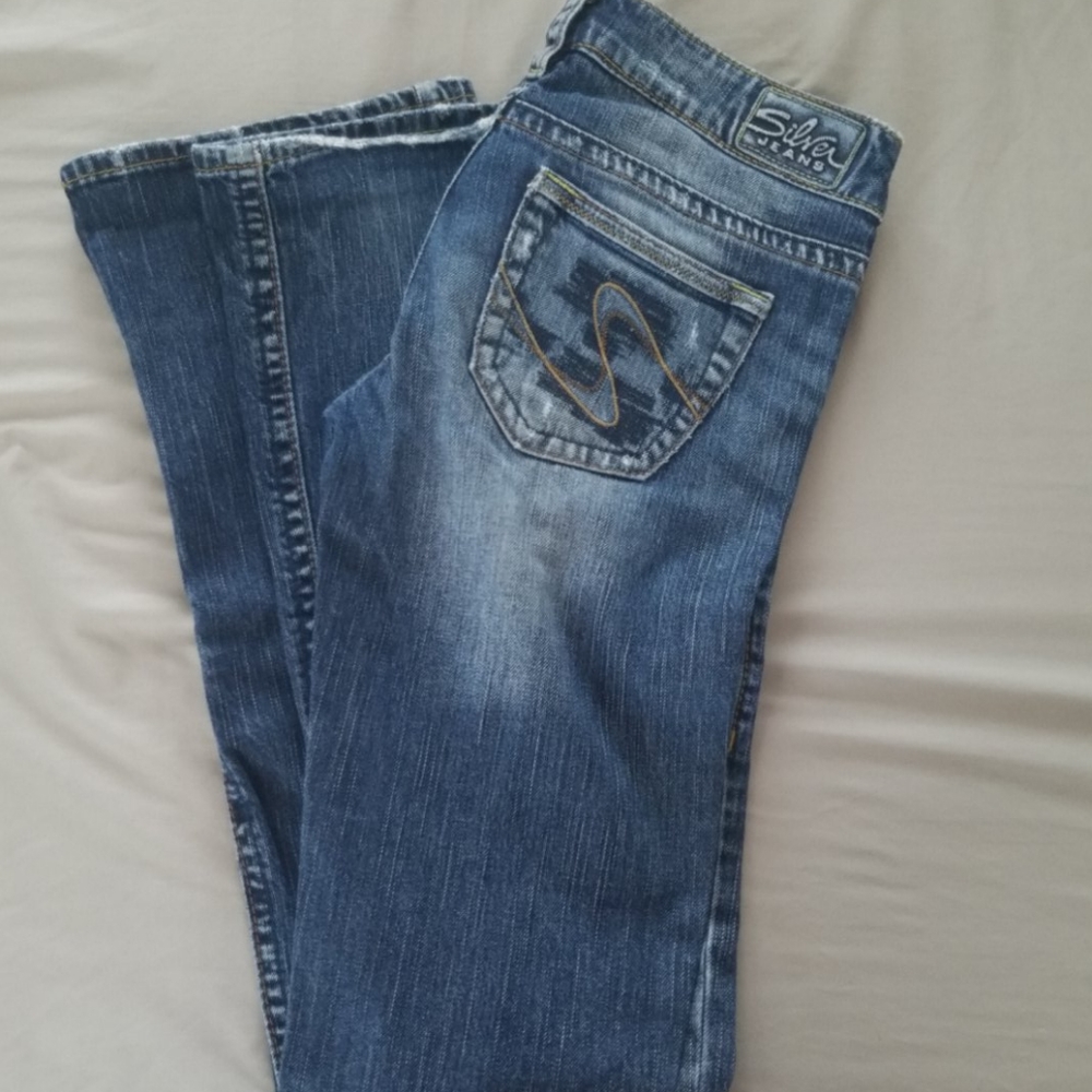 Silver jeans